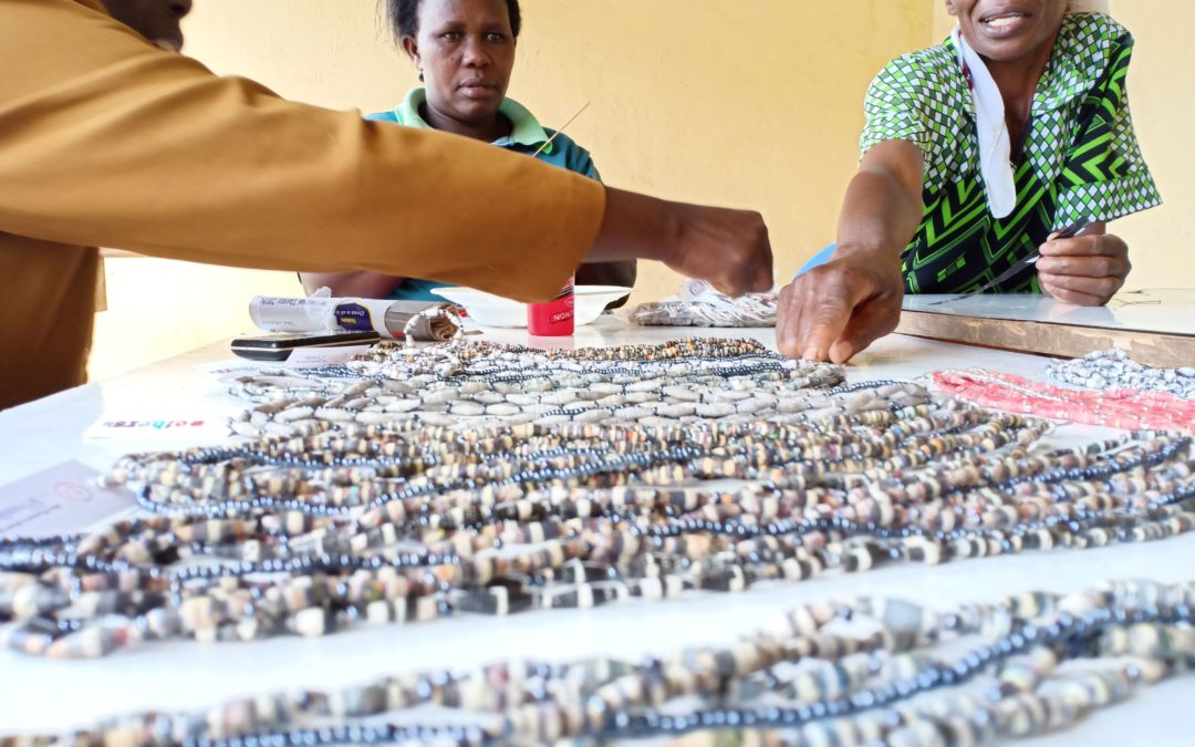 Presenting Dorcus Beads community in Kenya